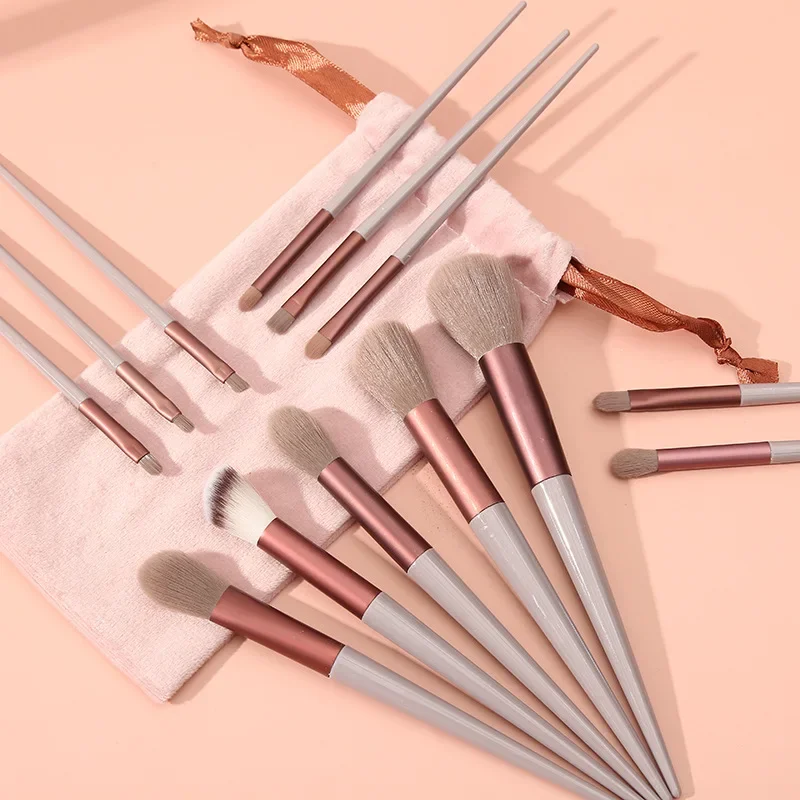 

13pcs High Quality Makeup Brushes Set Cosmetic Foundation Blending Powder Eye Face Brush Makeup Tool Kit