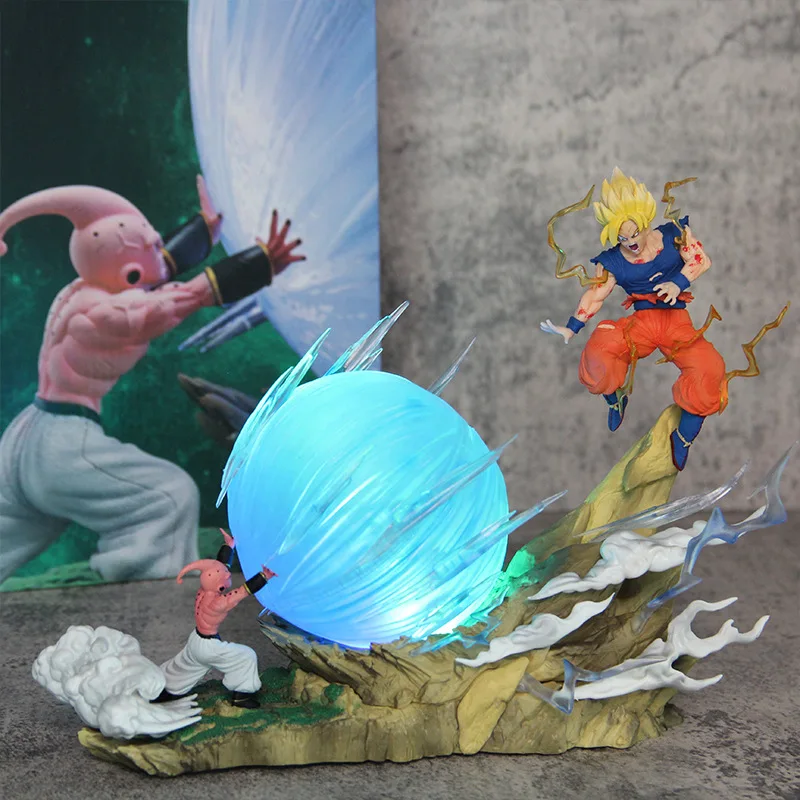 Dragon Ball Z Anime Figure Classic Sense Series Evil Majin Buu VS Son Goku Model Super Saiyan Spirit Bomb Doll Luminous Statue
Dragon Ball Z Anime Figure Classic Sense Series Evil Majin Buu VS Son Goku Model Super Saiyan Spirit Bomb Doll Luminous Statue