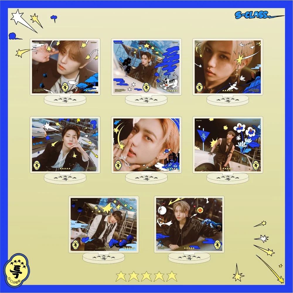 KPOP Stray Kids Album 5-STAR Pose Photo Double-Sided Printed Acrylic Stand Figure S-CLASS Tabletop Ornaments HyunJin Fans Gift
KPOP Stray Kids Album 5-STAR Pose Photo Double-Sided Printed Acrylic Stand Figure S-CLASS Tabletop Ornaments HyunJin Fans Gift