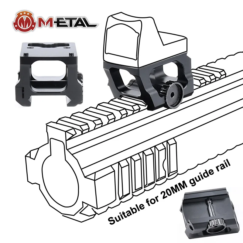 

Tactical RMR Scope Mount LEAP 04 Metal Red Dot Sight Base Fit Picatinny Rail Airsoft Hunting Rifle AR15 Weapon Riser Accessories