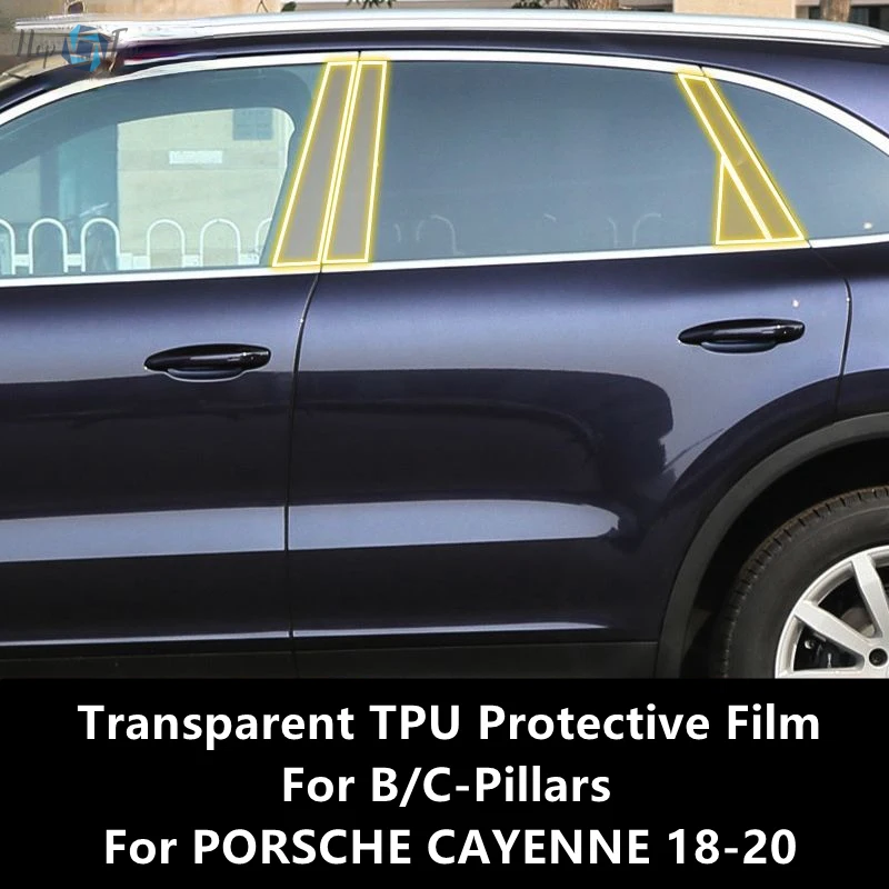 For PORSCHE CAYENNE 18-20 B/C-Pillars Transparent TPU Protective Film Anti-scratch Repair Film Accessories Refit
For PORSCHE CAYENNE 18-20 B/C-Pillars Transparent TPU Protective Film Anti-scratch Repair Film Accessories Refit