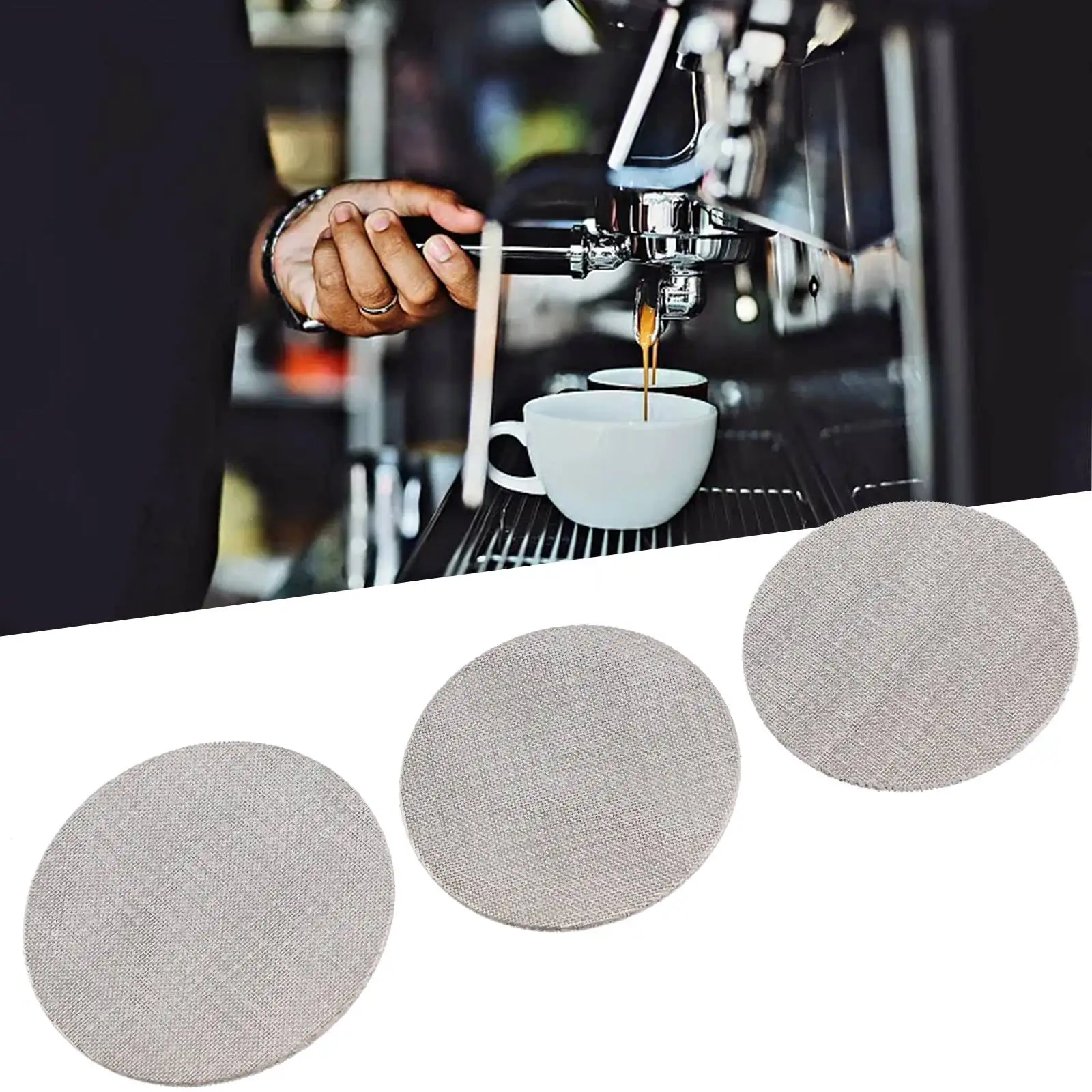51/53/58mm Coffee Filter Screen For Espresso Machine Reusable Metal Filter Puck For Household Kitchen Coffee Bar Coffee Supplies
51/53/58mm Coffee Filter Screen For Espresso Machine Reusable Metal Filter Puck For Household Kitchen Coffee Bar Coffee Supplies