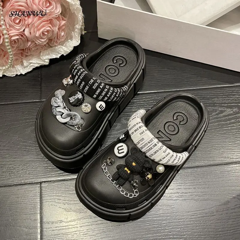 Women ventilated clogs sandals platform slippers toe near slides to beach new outdoor fashion designer shoes cute summer
Women ventilated clogs sandals platform slippers toe near slides to beach new outdoor fashion designer shoes cute summer