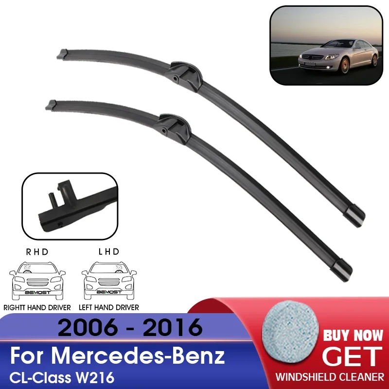 Car Wiper Blade Front Window Windshield Rubber Refill For Mercedes-Benz CL-Class W216 2006-2016 LHD/RHD 27"+27" Car Accessories
Car Wiper Blade Front Window Windshield Rubber Refill For Mercedes-Benz CL-Class W216 2006-2016 LHD/RHD 27"+27" Car Accessories