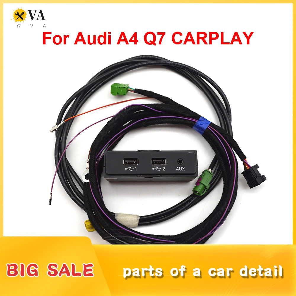4M 2x USB AUX Carplay 2016-2024 Car mounted switch, For Audi 2015-2024 A4 B9 Q7,4M0 035 736 A 4M0035736A
4M 2x USB AUX Carplay 2016-2024 Car mounted switch, For Audi 2015-2024 A4 B9 Q7,4M0 035 736 A 4M0035736A