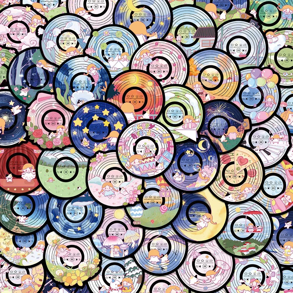 10/30/50pcs Cute Girls Cartoon CD Aesthetic Stickers Fantasy Disc Graffiti Decals Kids Toy Laptop Phone Diary Decoration Sticker
10/30/50pcs Cute Girls Cartoon CD Aesthetic Stickers Fantasy Disc Graffiti Decals Kids Toy Laptop Phone Diary Decoration Sticker