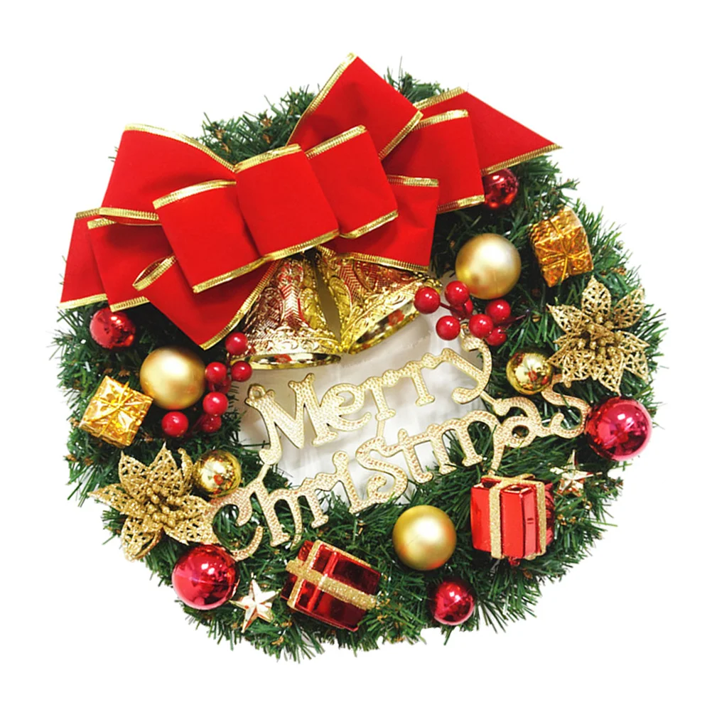 Christmas Wreath Merry Christmas Door Sign Bow Gift Box 30cm Flower Wreath Garland for Xmas Holiday Door Wall
Christmas Wreath Merry Christmas Door Sign Bow Gift Box 30cm Flower Wreath Garland for Xmas Holiday Door Wall