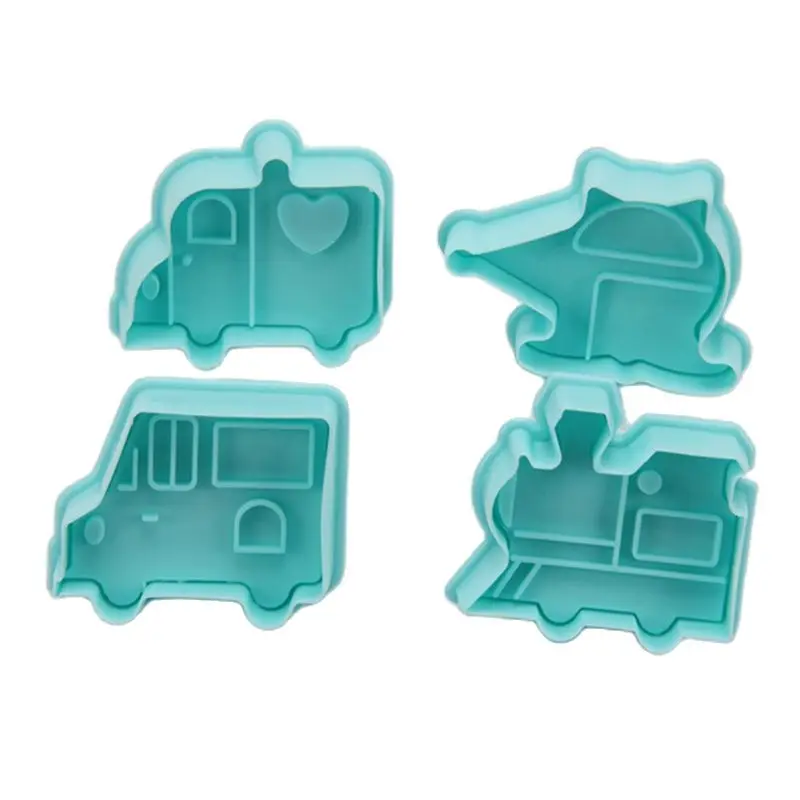 Free Shipping Plastic 4pcs Transport Plunger Cutters Molds Cookie Stamps Set HB0515
Free Shipping Plastic 4pcs Transport Plunger Cutters Molds Cookie Stamps Set HB0515
