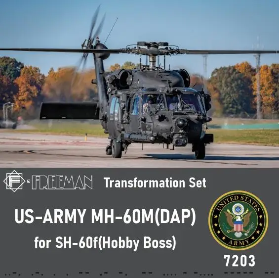 

FAB FA7203 US-ARMY MH-60M(DAP)for SH-60f (Hobby Boss) Renovation Kit