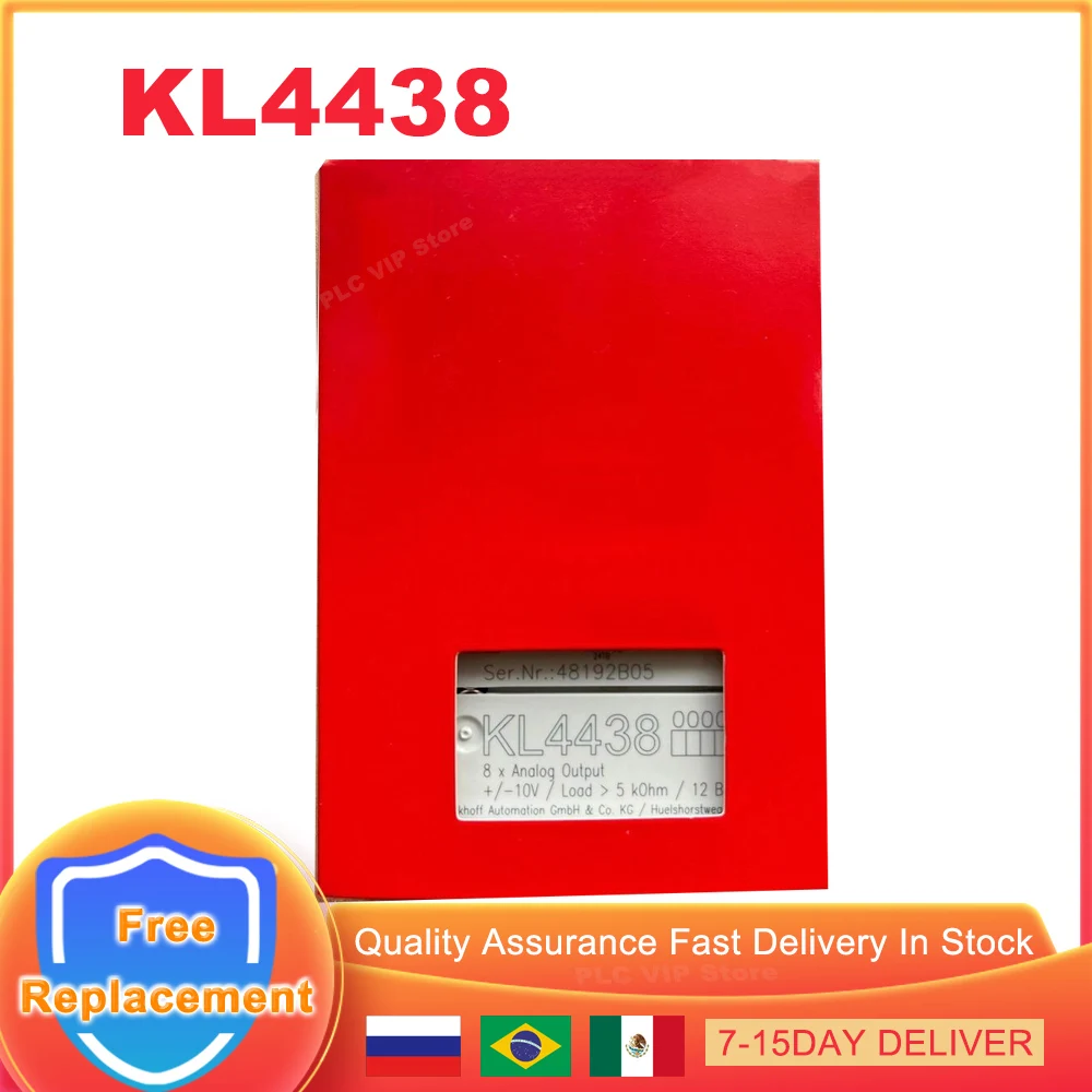 Original KL4438 Bus Terminal 8-channel Analog Output PLC Module KL 4438 
Original KL4438 Bus Terminal 8-channel Analog Output PLC Module KL 4438
