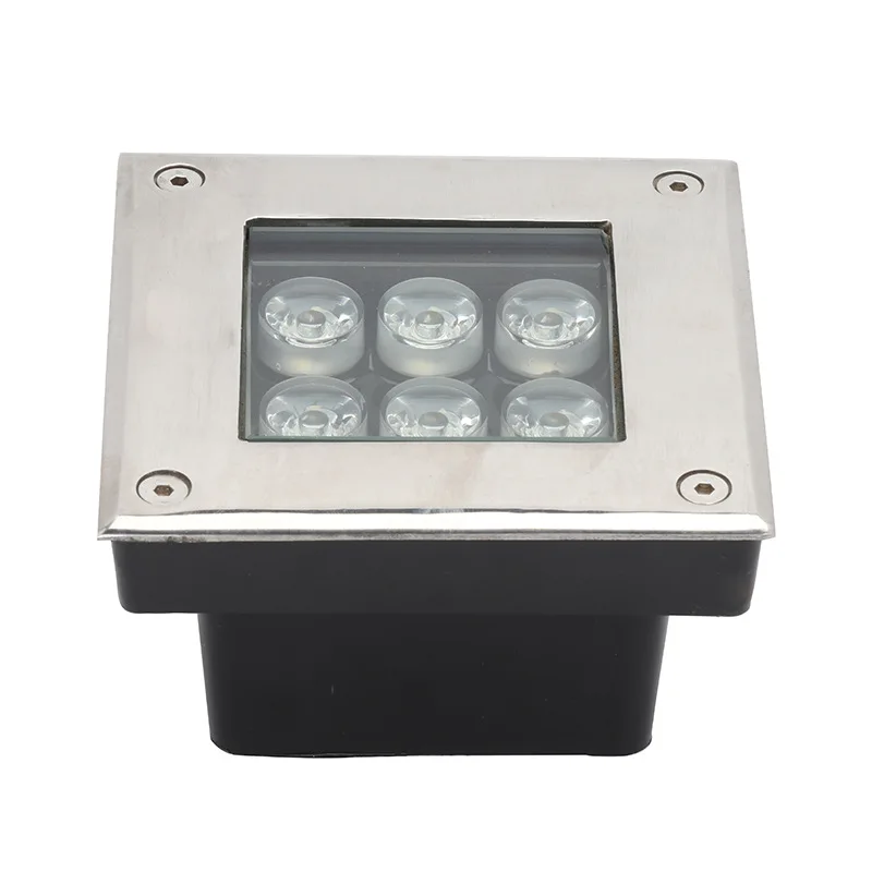 

5W 6W IP68 Waterproof LED Underground Light Outdoor Ground Garden Path Floor Buried Yard Spot Landscape DC12V AC220V