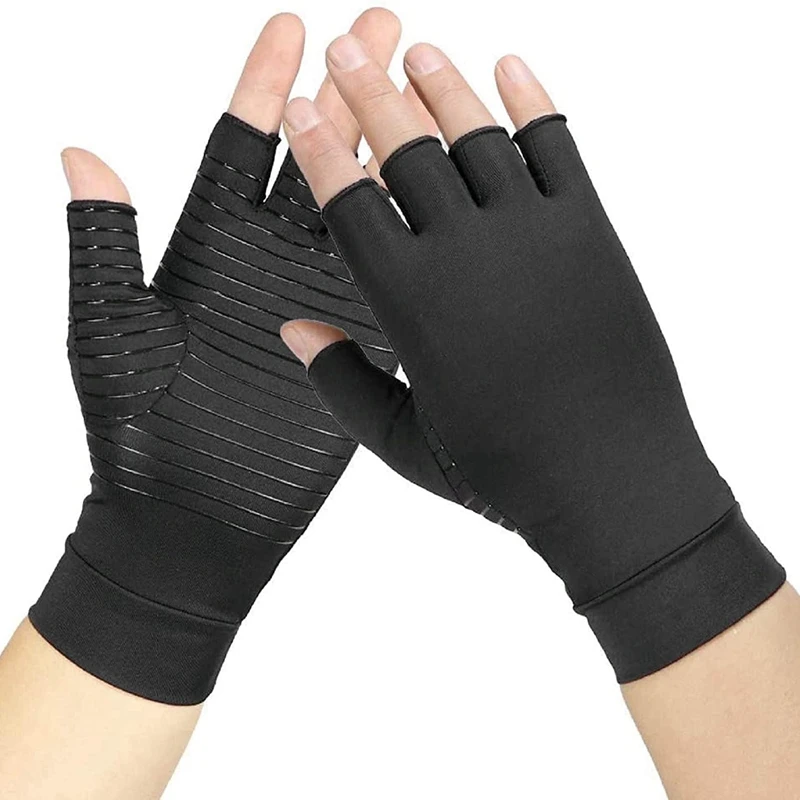 

NEW-Arthritis Compression Gloves Copper Fiber Comfort Arthritis Glove for Rheumatoid Arthritis Carpal Tunnel Therapy Wrist