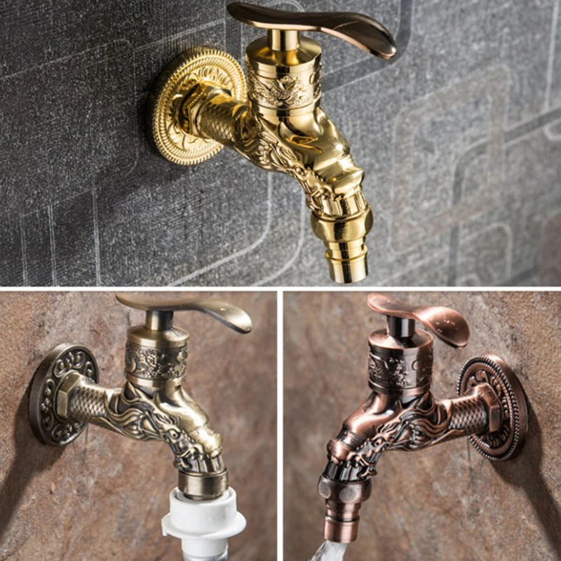 Antique Bronze Washing Machine Crane Decorative Outdoor Faucet , Vintage Garden Bibcock Tap Wall Mounted Mop Faucet Brass
Antique Bronze Washing Machine Crane Decorative Outdoor Faucet , Vintage Garden Bibcock Tap Wall Mounted Mop Faucet Brass