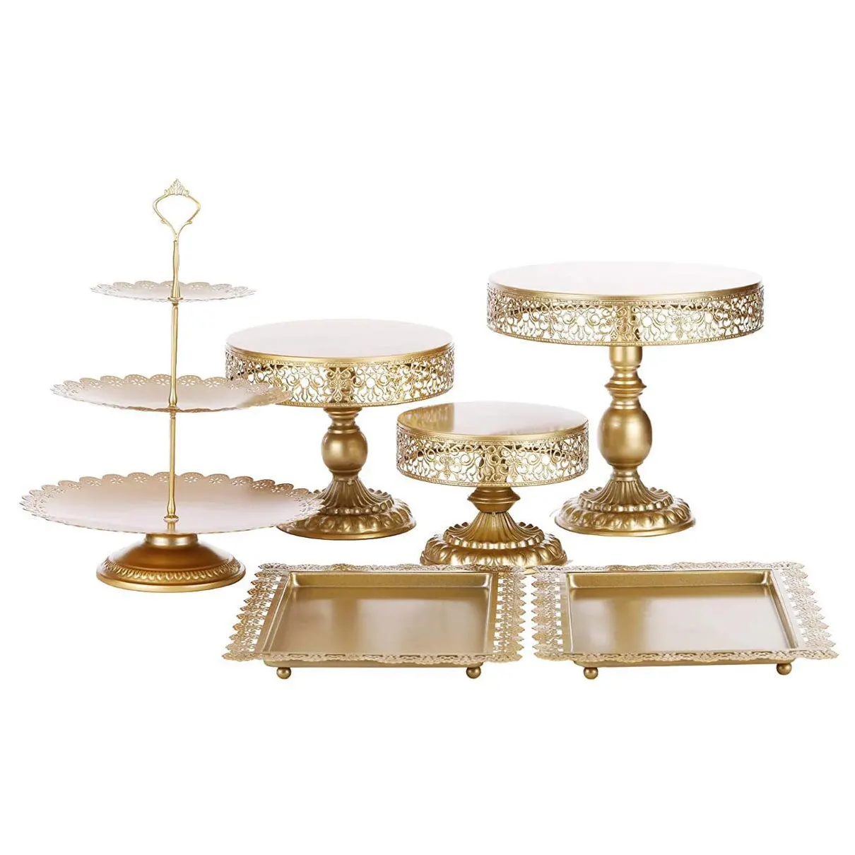 Cake Stand Cupcake Dessert Display Decoration Rack Tray for Party Wedding Birthday Christmas Snack Candy Plate Metal Pan
Cake Stand Cupcake Dessert Display Decoration Rack Tray for Party Wedding Birthday Christmas Snack Candy Plate Metal Pan