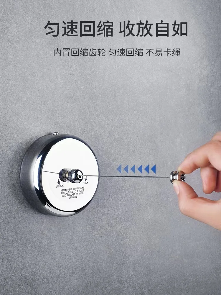 Stainless steel clothesline hotel apartment 201 stainless steel clothesline telescopic steel wire rope nylon rope
Stainless steel clothesline hotel apartment 201 stainless steel clothesline telescopic steel wire rope nylon rope
