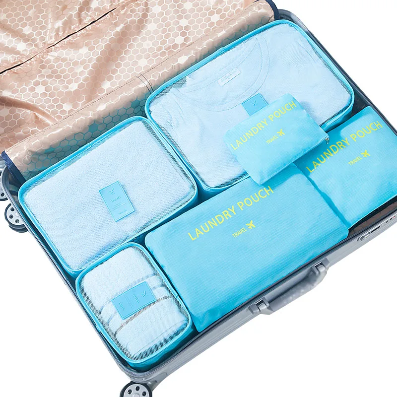6PCS Set Travel Storage Bag Waterproof Portable Luggage Organizer Pouch Case Shoe Packing Cube
6PCS Set Travel Storage Bag Waterproof Portable Luggage Organizer Pouch Case Shoe Packing Cube