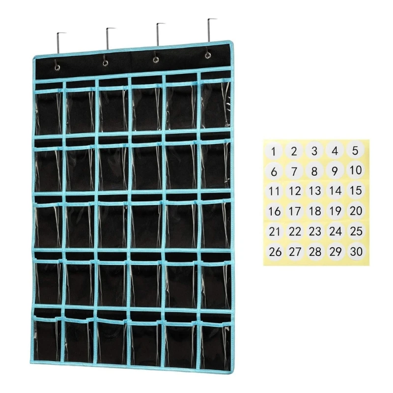 30 Pockets Classroom Phone Pocket Chart Classroom Wall Haning Pocket Chart with Labels for Phones Calculators Holders
30 Pockets Classroom Phone Pocket Chart Classroom Wall Haning Pocket Chart with Labels for Phones Calculators Holders