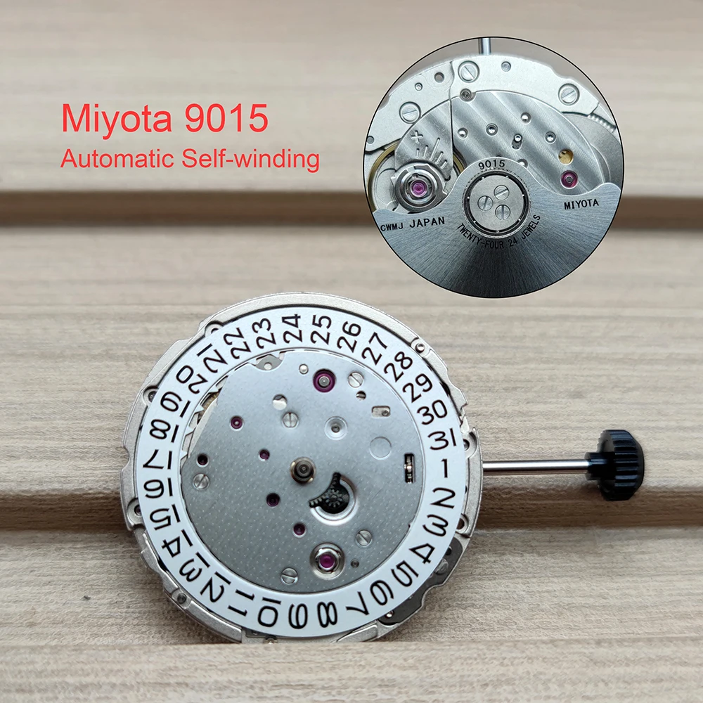 Японский оригинальный механический механизм Miyota 9015, ультратонкие 24 Драгоценности, автоматический механизм для автонамотки, сменный механизм
Японский оригинальный механический механизм Miyota 9015, ультратонкие 24 Драгоценности, автоматический механизм для автонамотки, сменный механизм