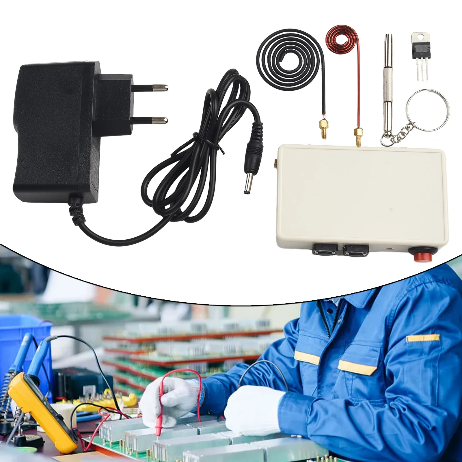 150MHz 95W High Frequency EMP Generator Electromagnetic Pulse Generator Fingerprints Lock Detector Light Bulbs Detector EU Plug
150MHz 95W High Frequency EMP Generator Electromagnetic Pulse Generator Fingerprints Lock Detector Light Bulbs Detector EU Plug