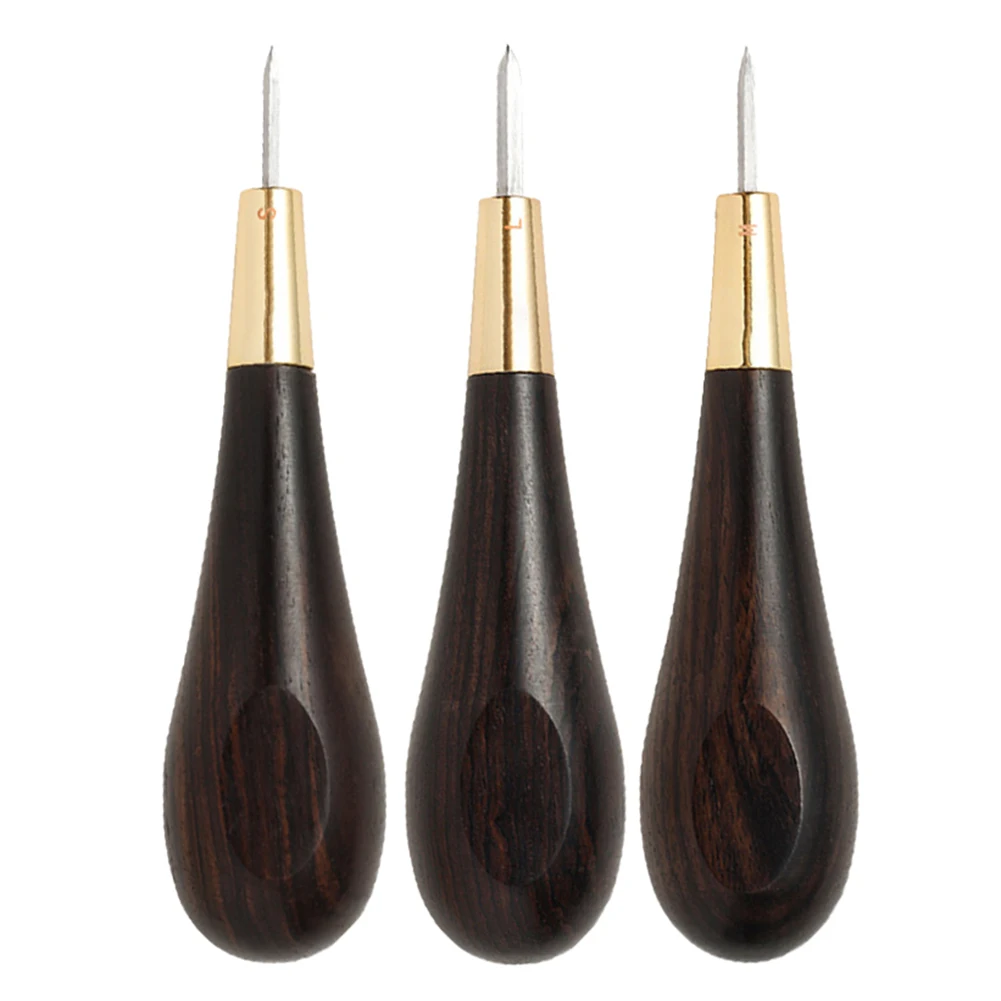 Ebony Handled Stitching Awl Diamond Shape Brass Ferrule Improved Design Comfortable Grip Sizes Mirror Polished Needles
Ebony Handled Stitching Awl Diamond Shape Brass Ferrule Improved Design Comfortable Grip Sizes Mirror Polished Needles