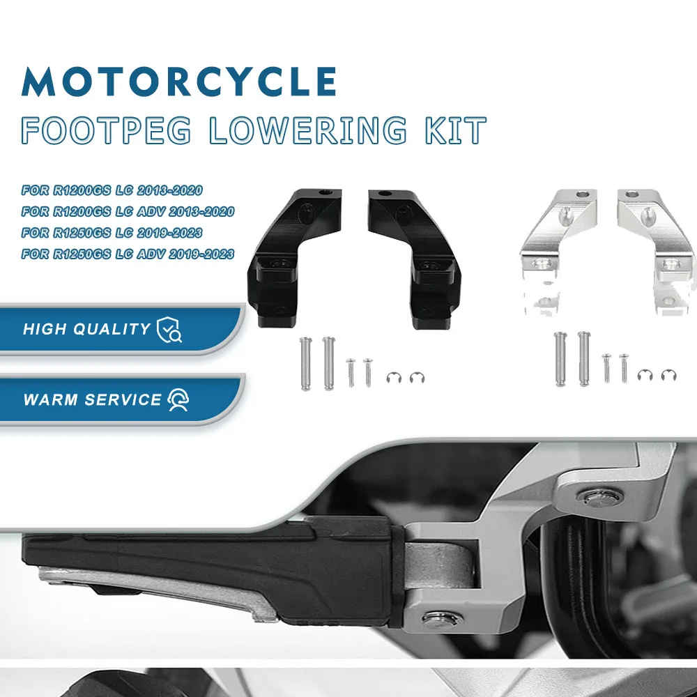Комплект для опускания пассажирских подножек для BMW R1200GS LC 2013 до 2020 R 1200 GS LC ADV 2014 до 2020 R1200GS LC R1250GS R 1250 GS
Комплект для опускания пассажирских подножек для BMW R1200GS LC 2013 до 2020 R 1200 GS LC ADV 2014 до 2020 R1200GS LC R1250GS R 1250 GS