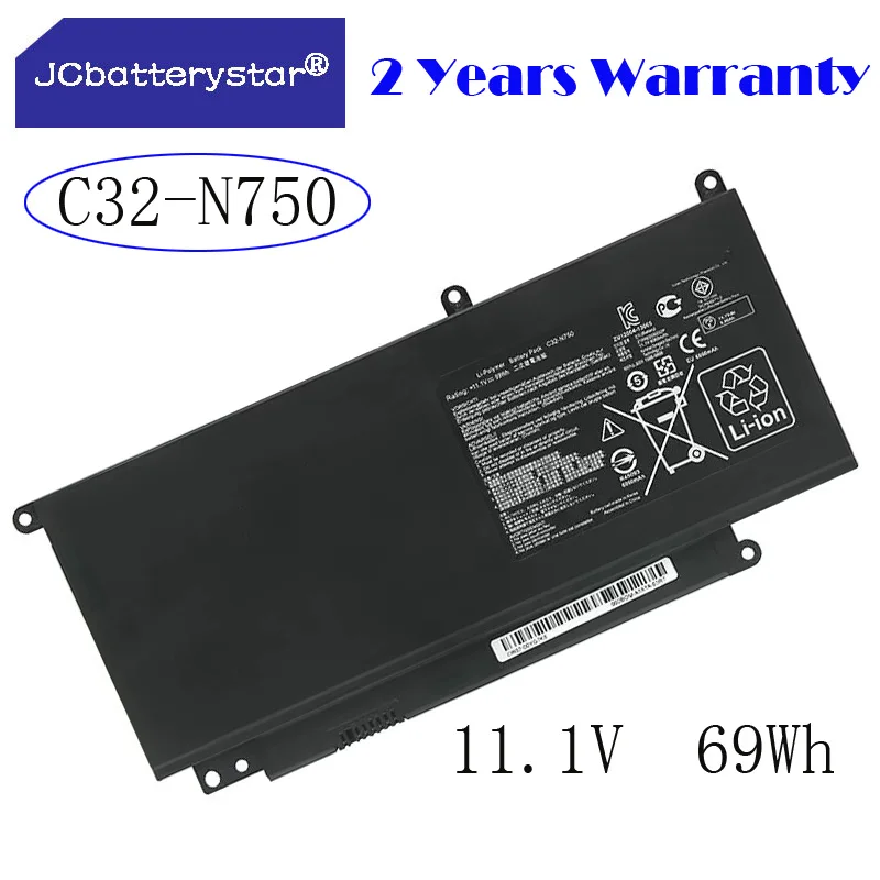 

JC high quality C32-N750 Laptop Battery For ASUS N750 N750J N750JK N750JV N750Y47JK-SL N750Y47JV-SL 11.1V 6260mAh/69WH