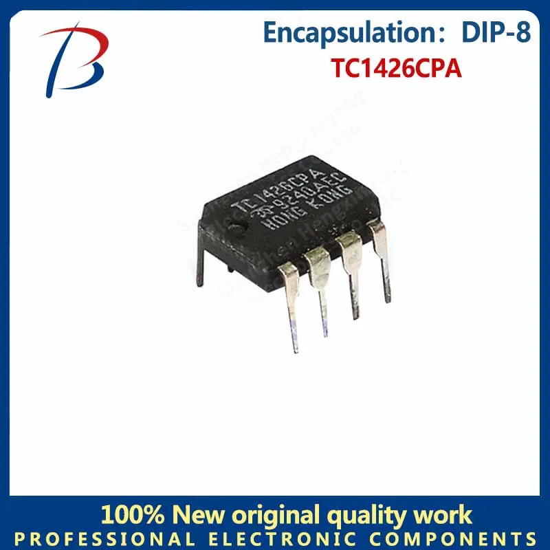 

10PCS TC1426CPA Screen printing TC1426CPA high-speed driver IC chip is directly inserted into DIP-8