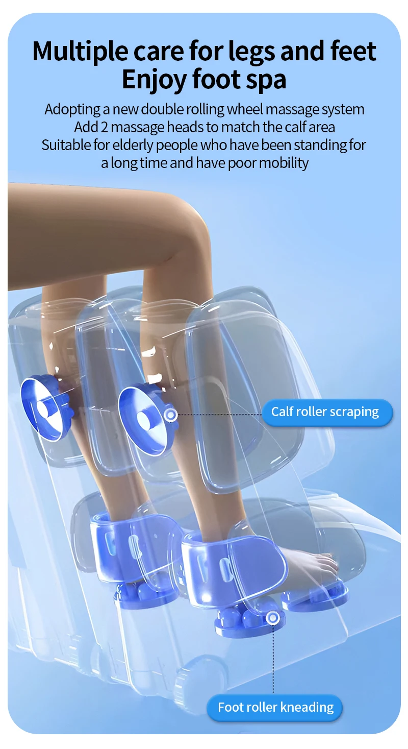 4D AI Music Full Body Airbags Shiatsu Zero Gravity Electric Pedicure Massage Chair Armchair Massage Products