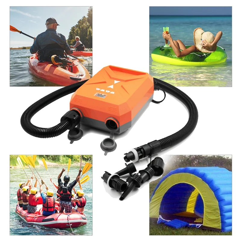 

12V 20PSI Paddle Board Air Pump SUP-Inflatable Pump Dual Stage Air Inflator For Outdoor Boats, Tent, Surfboard