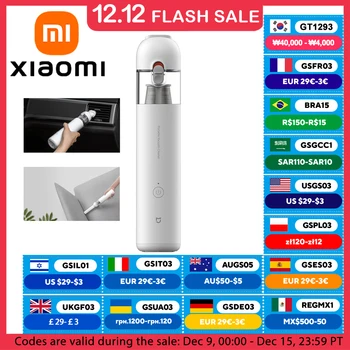 XIAOMI MIJIA 가정용 휴대용 진공 청소기 자동차 청소 기계 용 무선 진공 청소기 13000PA 사이클론 흡입