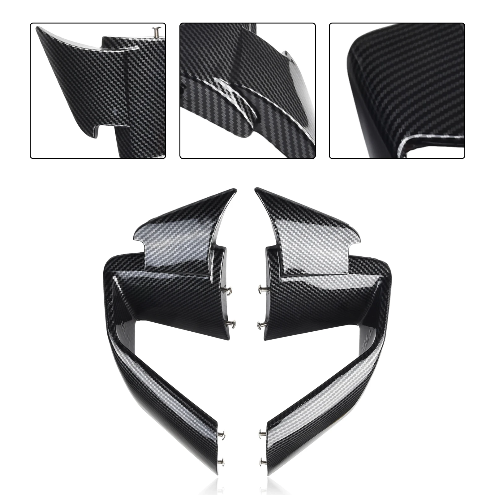 Aerodynamic Carbon Fiber Front Spoiler Winglets For BMW S1000RR M1000RR Enhance Stability Quick and Secure Installation
Aerodynamic Carbon Fiber Front Spoiler Winglets For BMW S1000RR M1000RR Enhance Stability Quick and Secure Installation