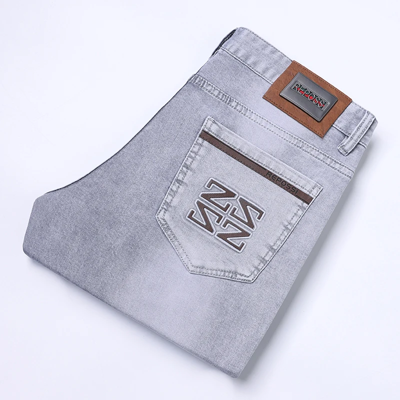 2024 spring and summer high-end light version of the light gray stretch straight jeans simple Slim small feet versatile pants
2024 spring and summer high-end light version of the light gray stretch straight jeans simple Slim small feet versatile pants