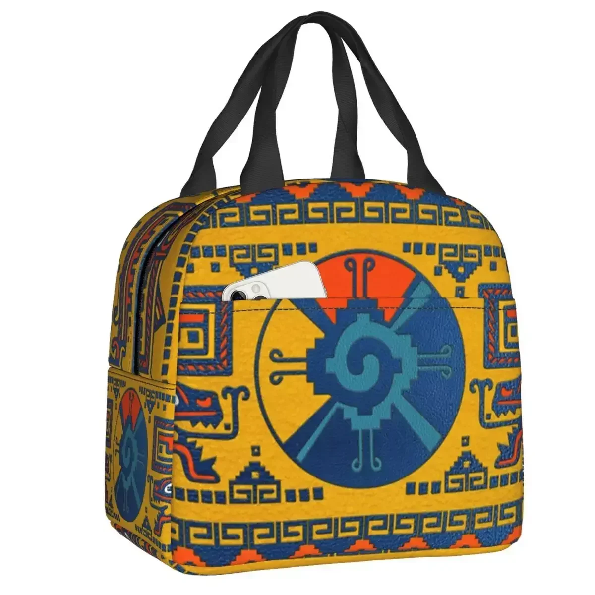 2024 New Hunab Ku Mayan Symbol Leather Texture Insulated Lunch Bags For Women Resuable Thermal Cooler Food Lunch Box School
2024 New Hunab Ku Mayan Symbol Leather Texture Insulated Lunch Bags For Women Resuable Thermal Cooler Food Lunch Box School