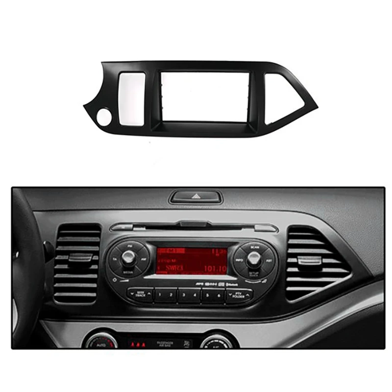 

9-дюймовая 2Din Автомобильная панель Fascia Для Kia MORNING PICANTO, стереооблицовка, монтаж для приборной панели, автомобильный комплект рамы DVD In-Dash