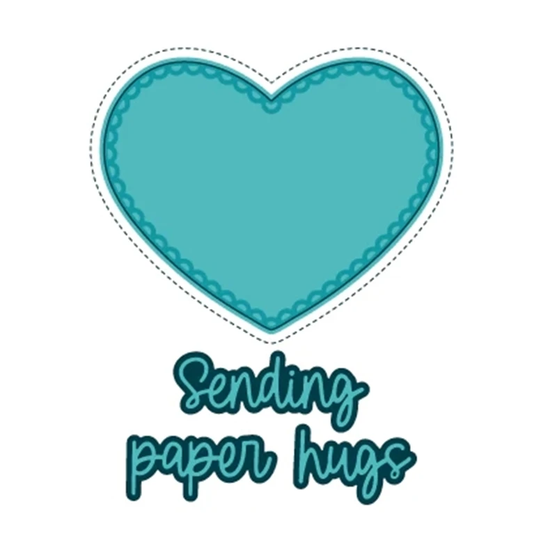 Paper Hugs Heart New 2023 Metal Cutting Dies Scrapbooking For Paper Making Embossing Frame Card no Stamps
Paper Hugs Heart New 2023 Metal Cutting Dies Scrapbooking For Paper Making Embossing Frame Card no Stamps