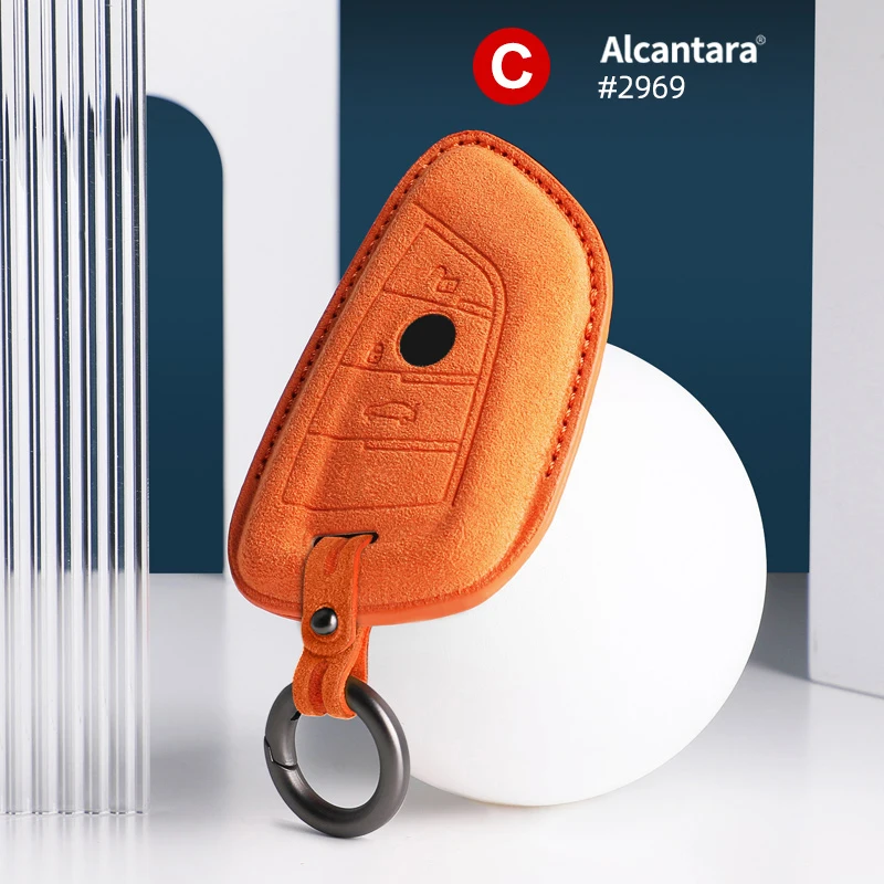 Alcantara Car Key Case Bag For BMW X1 X3 X5 X6 X7 1 3 5 6 7 Series G20 G30 G11 F15 F16 G01 G02 F48 Keychain Accessories
Alcantara Car Key Case Bag For BMW X1 X3 X5 X6 X7 1 3 5 6 7 Series G20 G30 G11 F15 F16 G01 G02 F48 Keychain Accessories