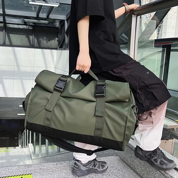 Storage Bag Nylon Waterproof Sports Gym Outdoors Travel Fitness Yoga Luggage High-capacity Durable Women Men Shoulder Handbag