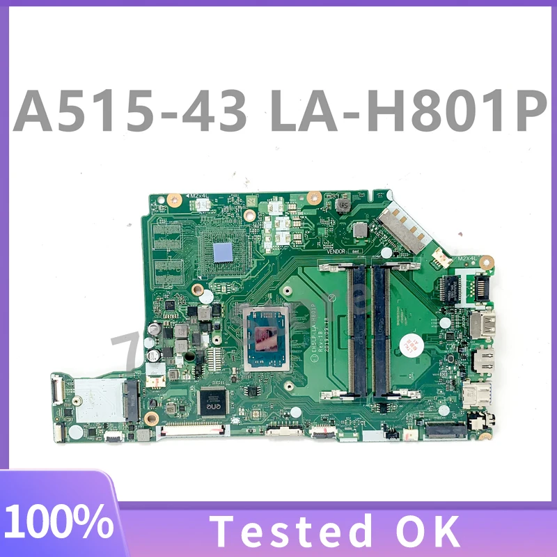 

EH5LP LA-H801P Mainboard For ACER Aspire A515-43G A515-43 Laptop Motherboard W/ R3 3200U R5 3500U R7 3700U CPU DDR4 100% Tested