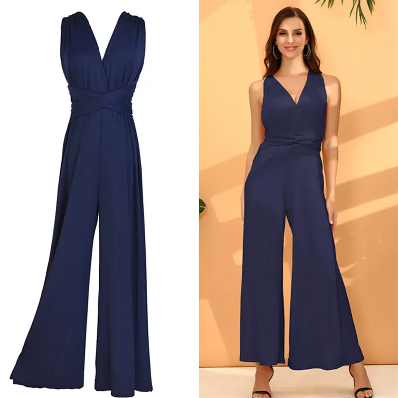 Bandage Sexy Jumpsuit Boho Rompers Women Jumpsuit 2023 Elegant Summer Jumpsuit Multi Way Wear Wrap Wedding Party
Bandage Sexy Jumpsuit Boho Rompers Women Jumpsuit 2023 Elegant Summer Jumpsuit Multi Way Wear Wrap Wedding Party