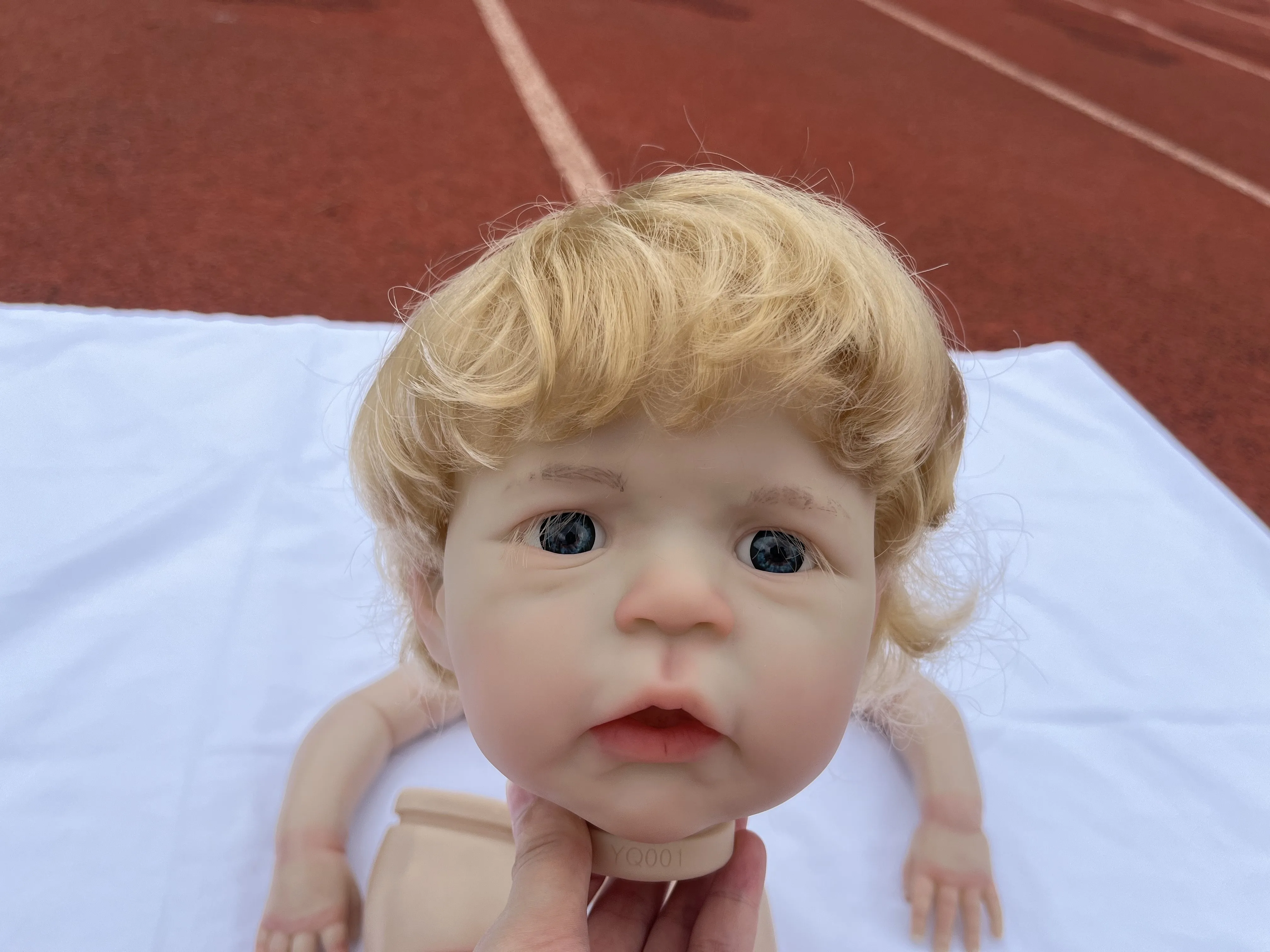 FBBD Artist Painting 25'' Sandie Bebe Reborn With Hand-Rooted Hair 100%Hand-Made Boy Vision Dolls For Girl
FBBD Artist Painting 25'' Sandie Bebe Reborn With Hand-Rooted Hair 100%Hand-Made Boy Vision Dolls For Girl