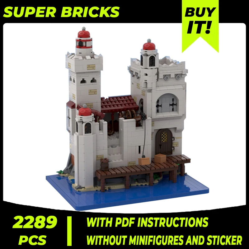 

Medieval Street View Model Moc Building Bricks Imperial Trade Outpost Technology Blocks Gifts Christmas Toys DIY Sets Assembly