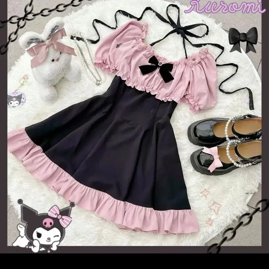 Fairy Fashion Y2k Aesthetic Slim Puff Sleeve Shirt Dresses Sweet Kawaii Girls Contrast Color Mini Women Dress Vestido De Mujer
Fairy Fashion Y2k Aesthetic Slim Puff Sleeve Shirt Dresses Sweet Kawaii Girls Contrast Color Mini Women Dress Vestido De Mujer