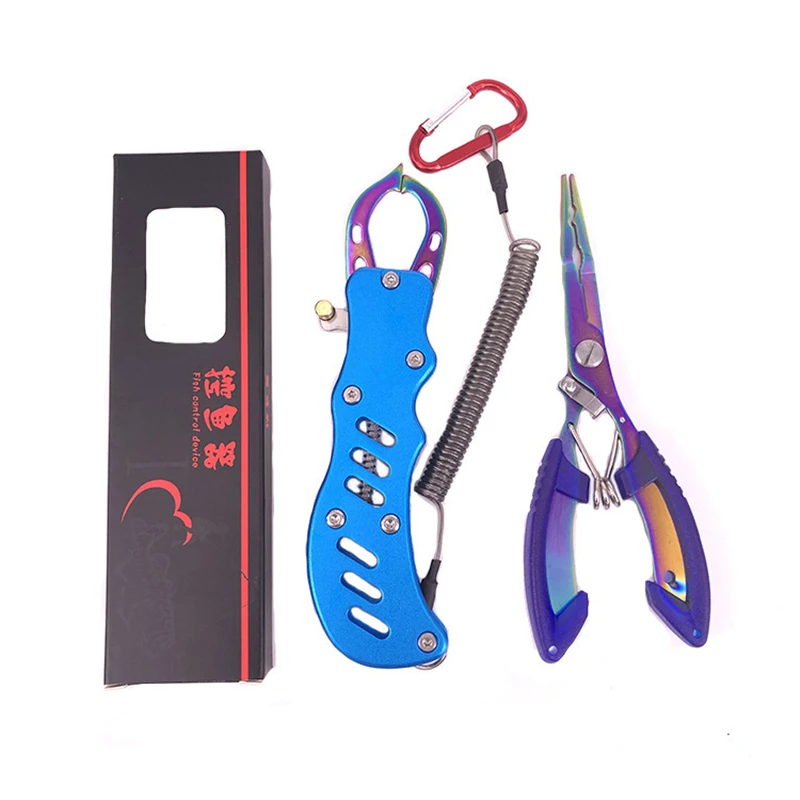 Y139 Stainless Steel Color Titanium Fish Grip Controller Suit Curved Nose Fishing Pliers Multifunctional Outdoor Tool
Y139 Stainless Steel Color Titanium Fish Grip Controller Suit Curved Nose Fishing Pliers Multifunctional Outdoor Tool