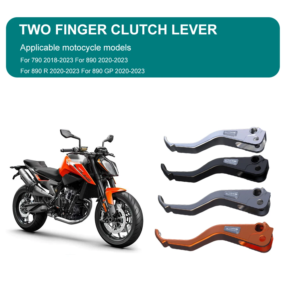 For 790 Duk e du ke 2018-2023 Motorcycle Accessories two finger 10% force reduction shorty stunt clutch lever 790DUKE Aluminum
For 790 Duk e du ke 2018-2023 Motorcycle Accessories two finger 10% force reduction shorty stunt clutch lever 790DUKE Aluminum