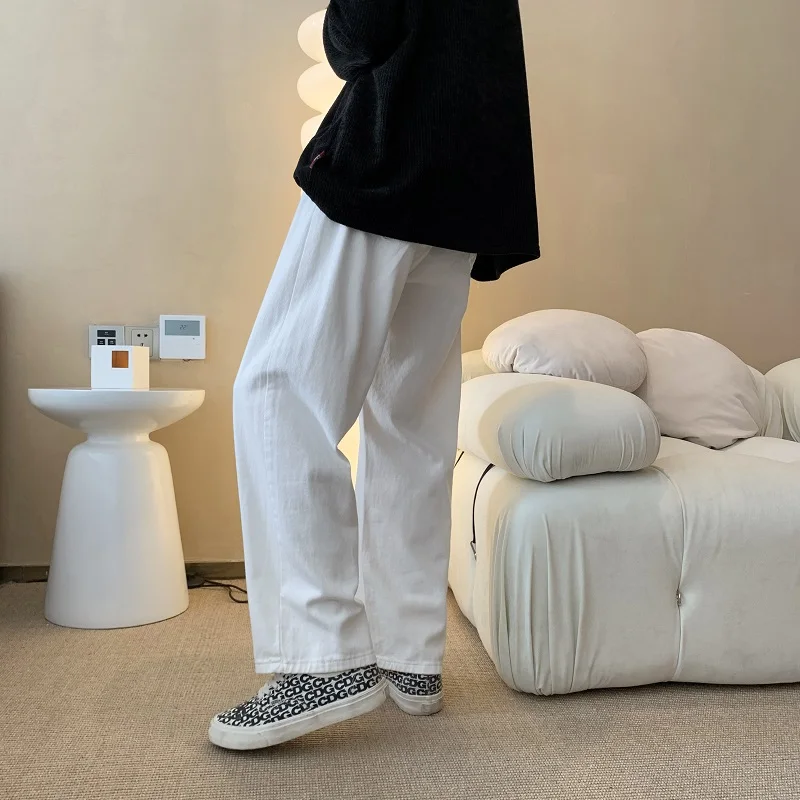Men's New Loose Straight Pants Solid Color Casual Fashion Jeans Pants Baggy Homme Cargo Pocket Jeans Biker Denim Trousers T18
Men's New Loose Straight Pants Solid Color Casual Fashion Jeans Pants Baggy Homme Cargo Pocket Jeans Biker Denim Trousers T18