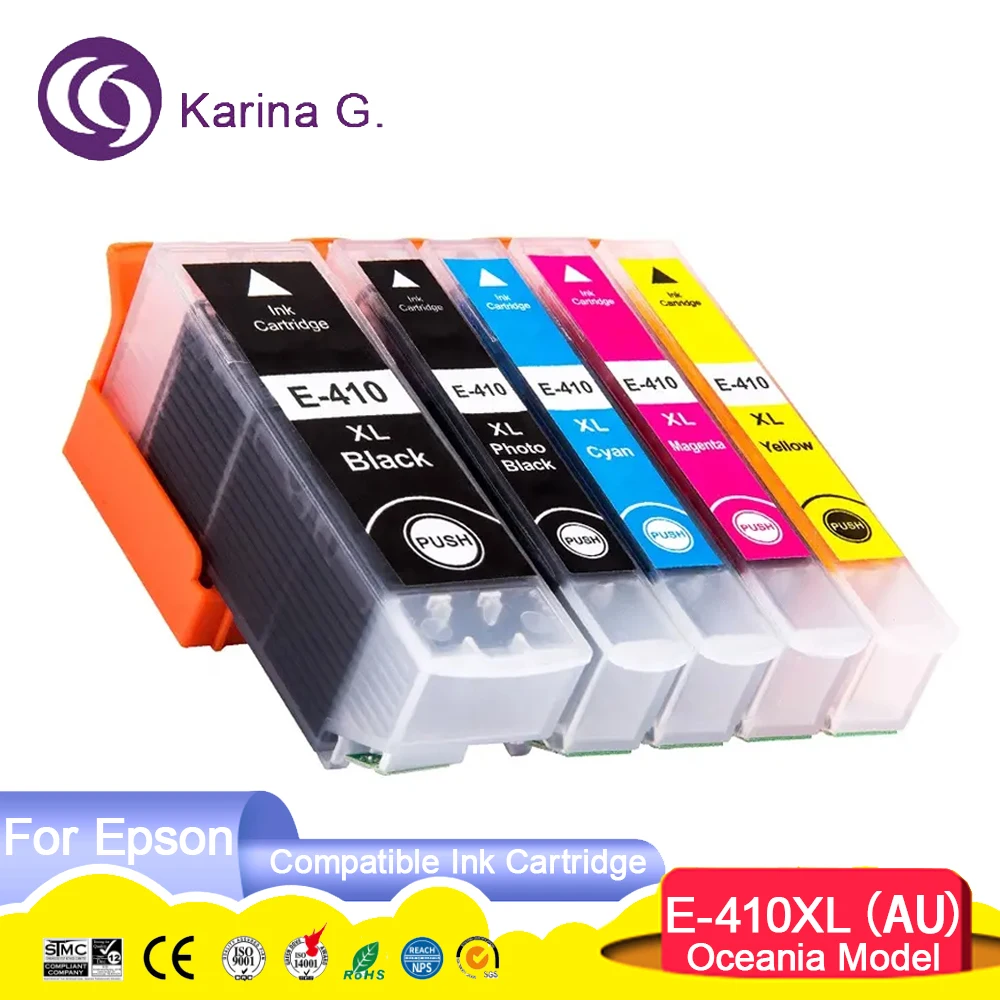 

410XL T410XL for Australian Market Color Compatible Printer Ink Cartridge for Epson XP-630/830/XP-530/XP-540/XP-640/XP-900