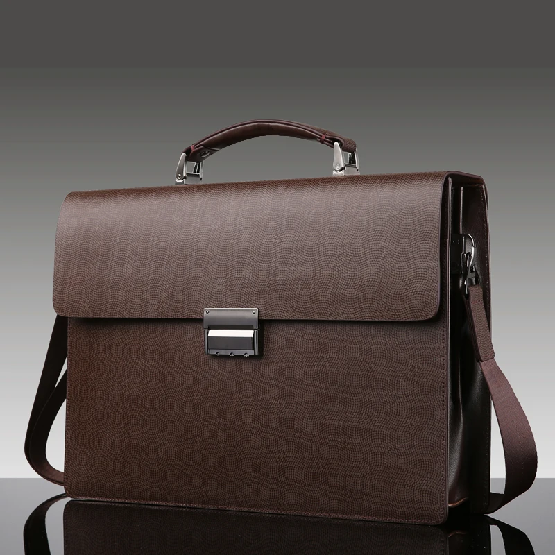 Briefcase Cowhide Material Business Portable Men's Solid Color Simple Casual Fashion with Password Lock Large Capacity Portable
Briefcase Cowhide Material Business Portable Men's Solid Color Simple Casual Fashion with Password Lock Large Capacity Portable
