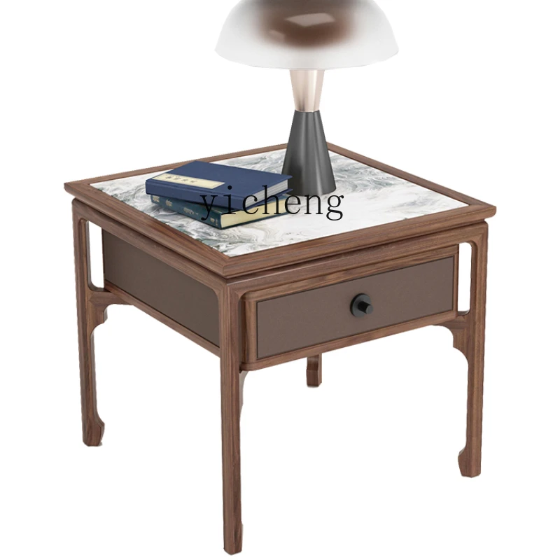 Tqh Side Table Black Walnut Light Luxury Rock Surface Solid Wood Storage Side Cabinet Furniture with Drawer
Tqh Side Table Black Walnut Light Luxury Rock Surface Solid Wood Storage Side Cabinet Furniture with Drawer