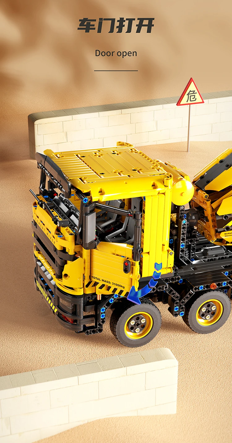 RC Engineering Vehicle Building Blocks Mixer Truck Vehicle City Engineering Car Model Technology Bricks Kids Toys Birthday Gift RC Engineering Vehicle Building Blocks Mixer Truck Vehicle City Engineering Car Model Technology Bricks Kids Toys Birthday Gift
