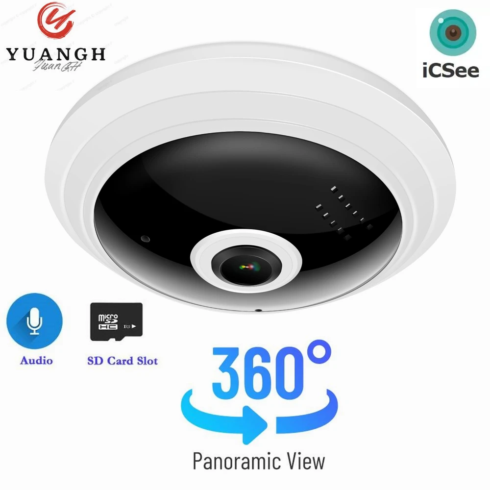 1080P 360 градусов WIFI камера панорамный объектив рыбий глаз два способа аудио умный дом Беспроводная мини-камера безопасности 2 МП
1080P 360 градусов WIFI камера панорамный объектив рыбий глаз два способа аудио умный дом Беспроводная мини-камера безопасности 2 МП
